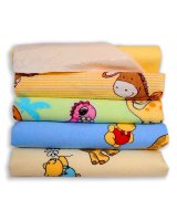  Autiņš flaneļa ar vaskadrānu MIX 50x60 cm (4464) 